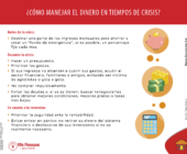 Cómo administrar tu economía en tiempos difíciles